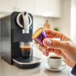 Jak włożyć kapsułkę do ekspresu Nespresso?