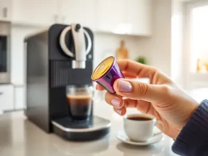 Jak włożyć kapsułkę do ekspresu Nespresso?